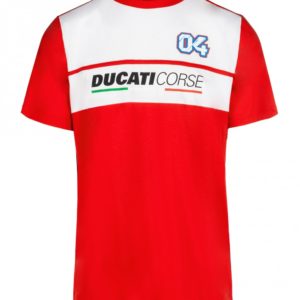 1836019 t shirt ufficiale Ducati corse Andrea Dovisioso 04 cotone Ducati shop online store abbigliamento originale merchandise