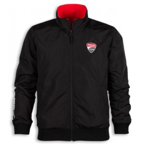 987690242 Jacket Ducati Corse 2 Man bomber double face black red