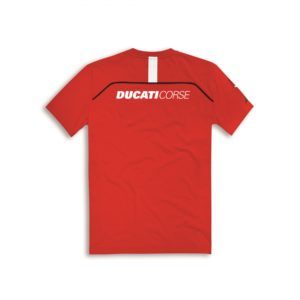 98769500 t shirt ufficiale Ducati corse cotone Speed rossa Uomo Ducati shop online store abbigliamento originale merchandise