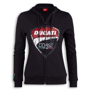 98769504_Hoodie Ducati Corse Sketch Woman Winter fullzip sweatshirt
