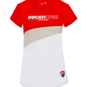 1836009 T-shirt Ducati Corse Contrast Yoke Donna