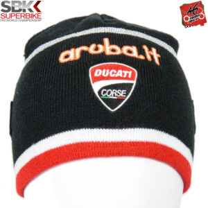 Ducati Corse Aruba WSBK Superbike Racing Original Winter Hat Cap official