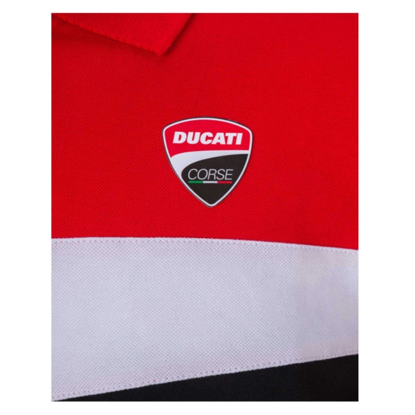 2016002 Polo Ducati Corse Contrast Red Man Ducati Official shop online store merchandise original apparel