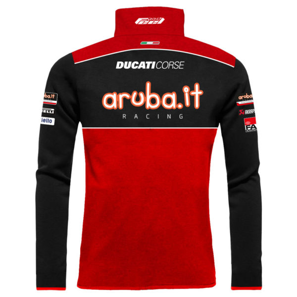 Felpa ufficiale Ducati Corse Team Aruba Racing World Superbike Uomo WSBK 2021 Ducati shop online store abbigliamento originale merchandise