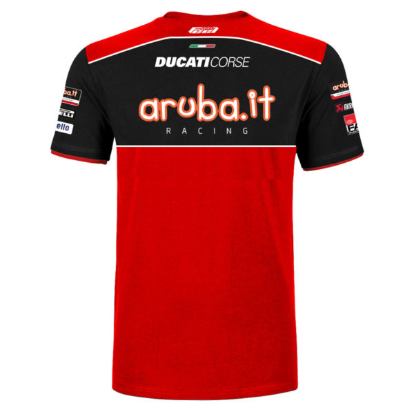 Tshirt Official Ducati Corse Team Aruba Racing World Superbike Man WSBK 2021 Ducati shop online store original apparel merchandise