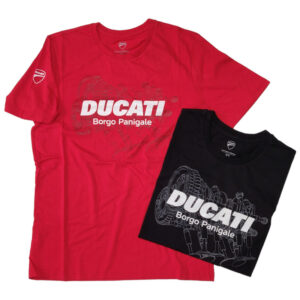 98770072BP Ducati Tshirt mezza manica Borgo Panigale Souvenir 21 Uomo Rossa