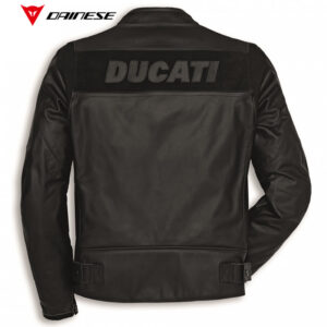 9810322 Official Ducati Jacket Dainese perforated Leather Man Company C2 Black