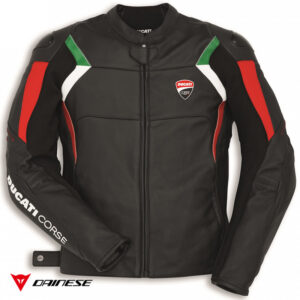 9810408 Ducati Jacket Dainese perforated Leather Man Company C3 Black Official Ducati shop online