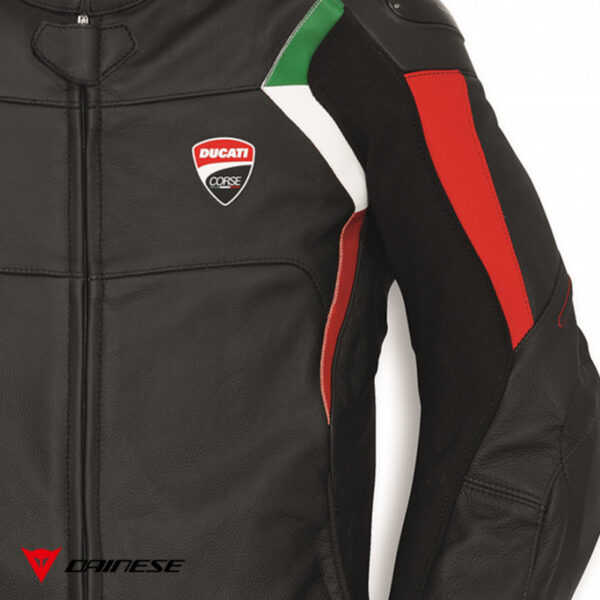 9810408 Giubbino Giacca pelle C3 Ducati Corse Dainese Leather Jacket