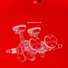 98769803 Official T-shirt Ducati Corse Man V4 Panigale Red Ducati shop online store original apparel merchandise