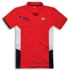 98770025 Short-sleeved Polo Shirt Ducati Corse DC Power Man Red official ducati shop online store